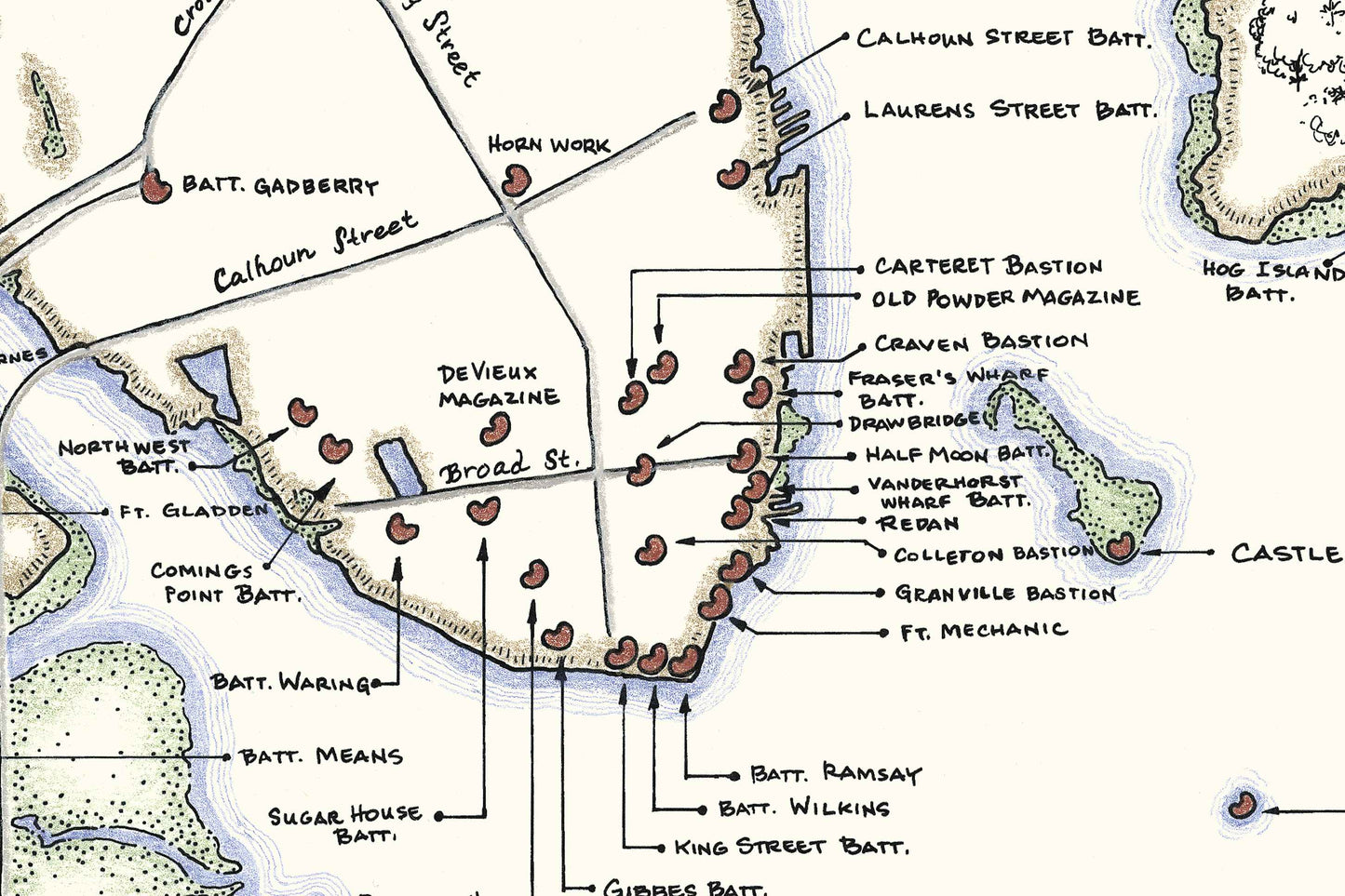 Revolutionary & Civil War Fortifications of Charleston Harbor